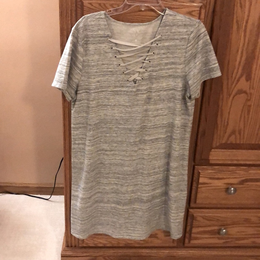 Gray chromatic dress